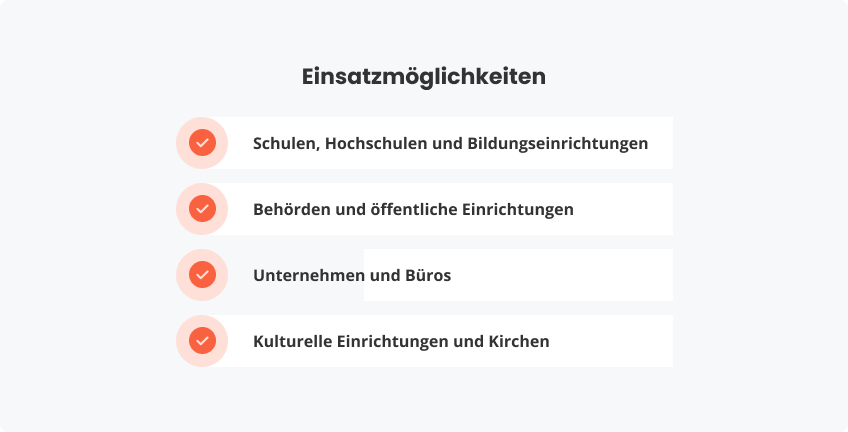Einsatzmöglichkeiten