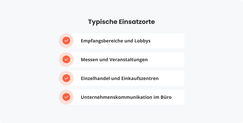 Typische Einsatzorte