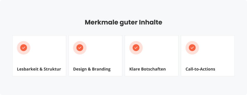 Merkmale guter Inhalte