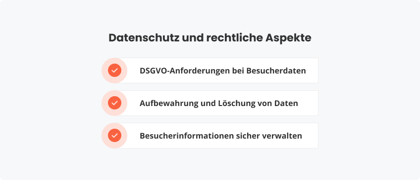 Datenschutz und rechtliche Aspekte