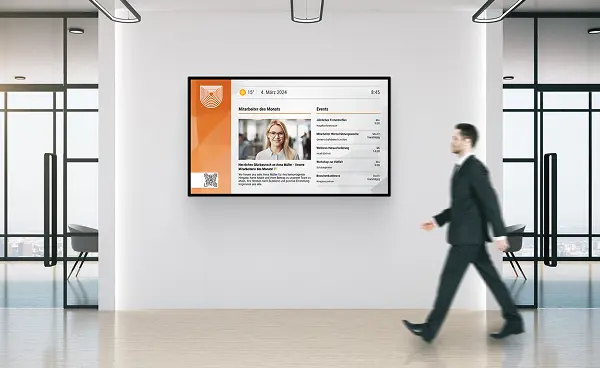 friendlyway Info-Boards für Verwaltung und Produktion