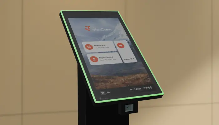 Modernes Design mit LED-Rahmen