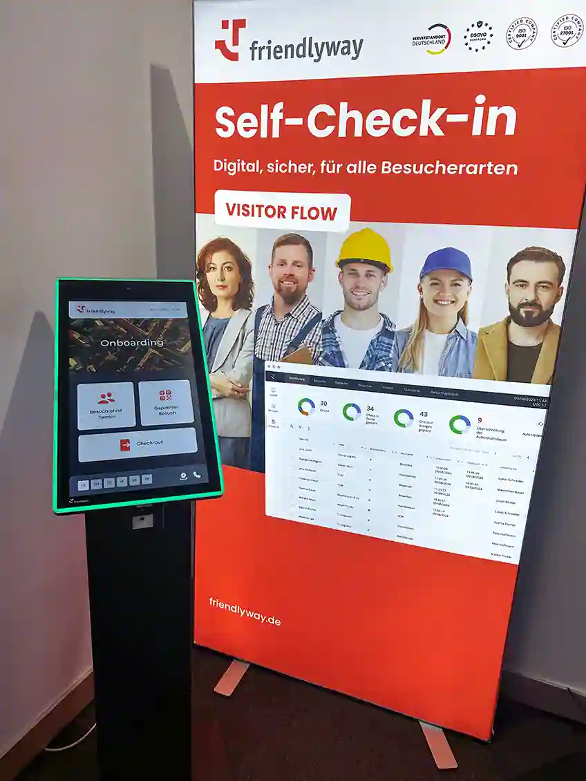 Auf unserem Messestand konnte man den Counter-22-Kiosk ausprobieren