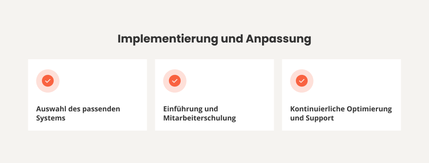 Implementation customisation