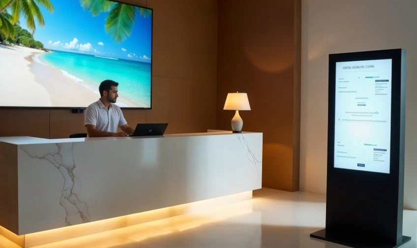 Digital Signage für Hotels: Innovative Lösungen für maximalen Gästekomfort