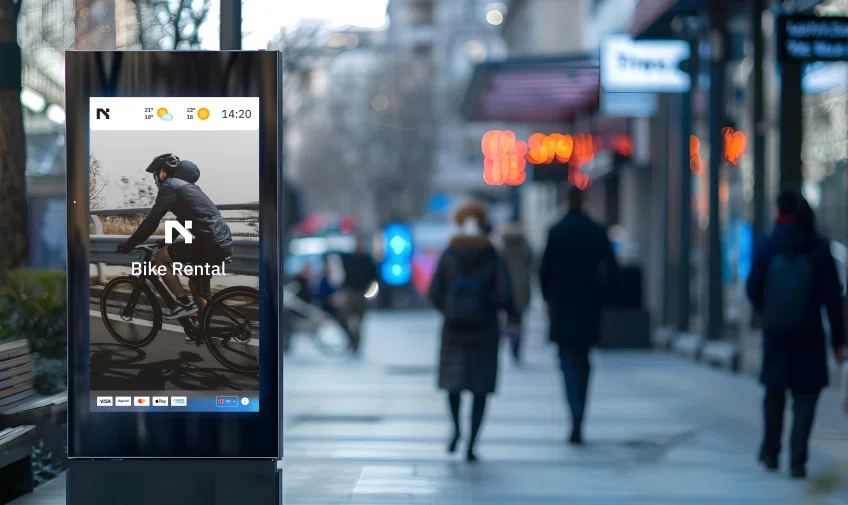 Outdoor Digital Signage im öffentlichen Raum: Innovationen und Anwendungen
