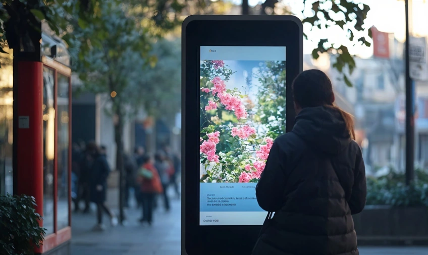 Digitaler Kundenstopper Outdoor: Von der Fußgängerzone bis zum Shopping Center