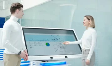 Interaktiver digitaler Schaukasten neue Funktionen