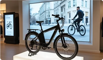 Besuchermanagement, Mitarbeiterselbstbedienung und Digital Signage für einen E-Bike Produzenten