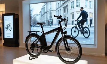 Besuchermanagement, Mitarbeiterselbstbedienung und Digital Signage für einen E-Bike Produzenten 