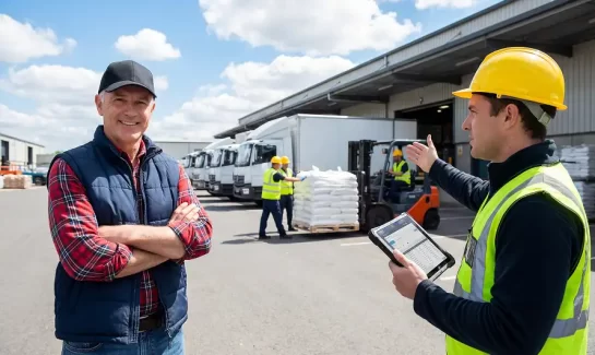 Lagerlogistik, Besuchermanagement und Yard Access digital zusammenführen