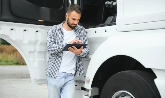 Digitale Sicherheitsunterweisung für Lkw-Fahrer in der Logistik