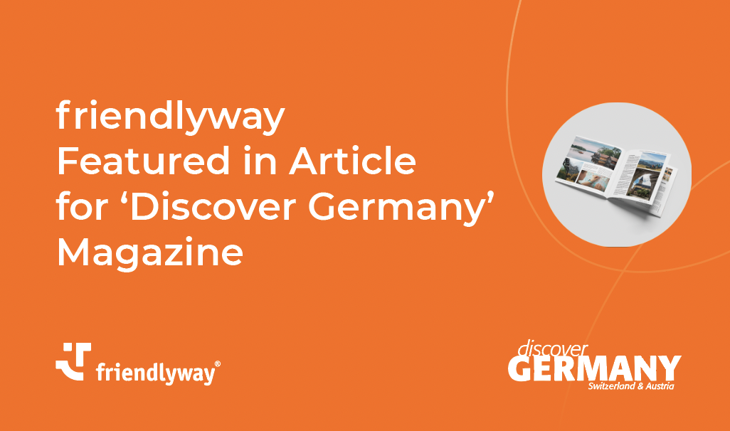 friendlyway in einem Artikel für das Magazin 'Discover Germany' vorgestellt