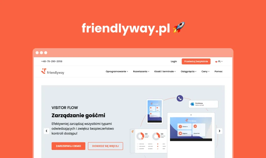 Die neue Website für Polen