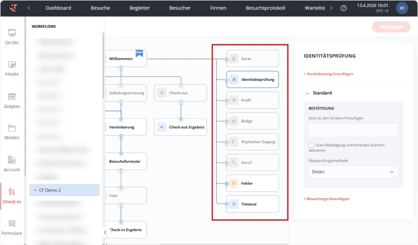 Hardware-Features als Teil des Workflows