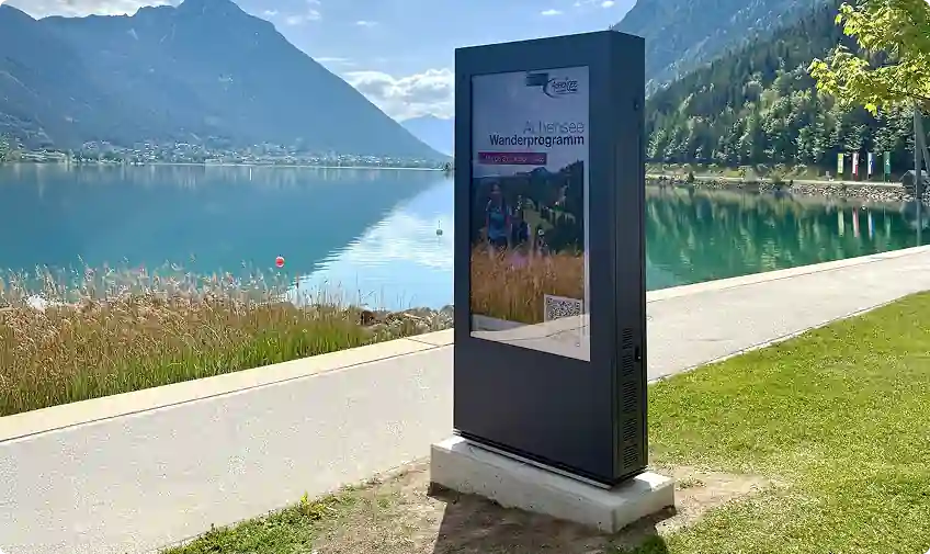 Moderne Gästekommunikation mit interaktiven Terminals am Achensee