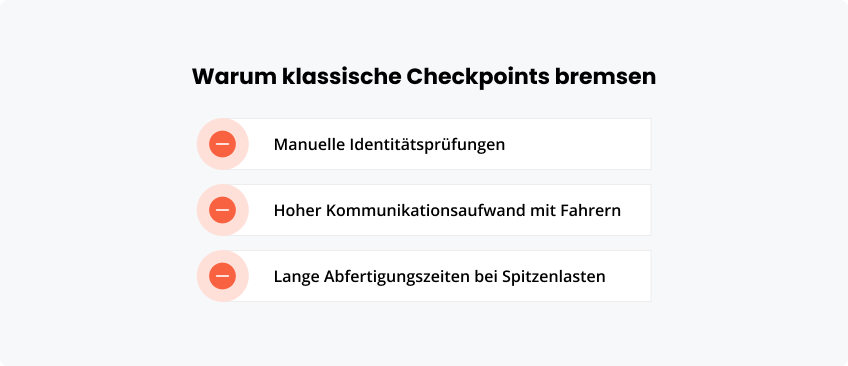 Warum klassische Checkpoints häufig zum Engpass werden