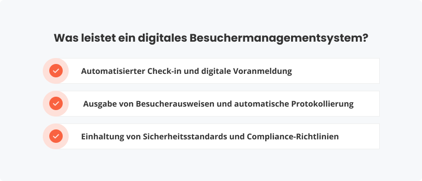Was leistet ein digitales Besuchermanagementsystem