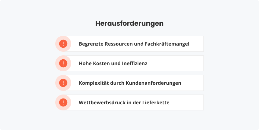 Herausforderungen in der KMU-Logistik