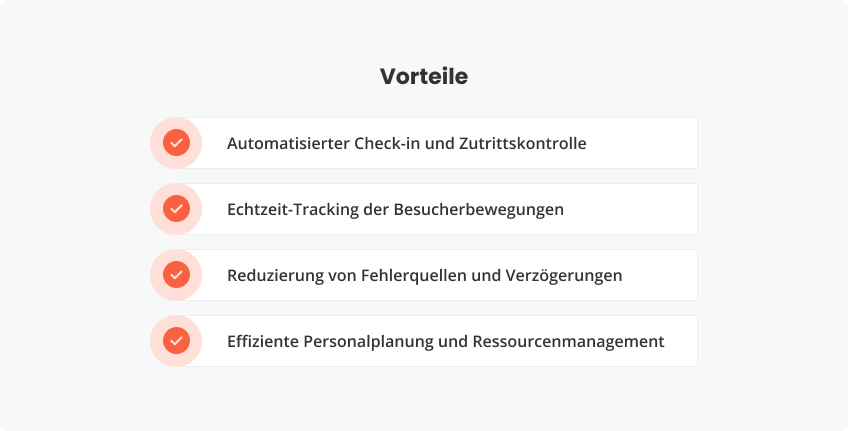 Einlassmanagement Vorteile