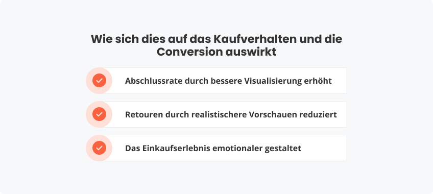 Wirkung auf das Kaufverhalten und die Conversion