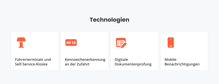Welche Technologien heute eingesetzt werden