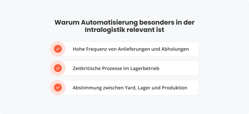 Warum Automatisierung besonders in der Intralogistik relevant ist