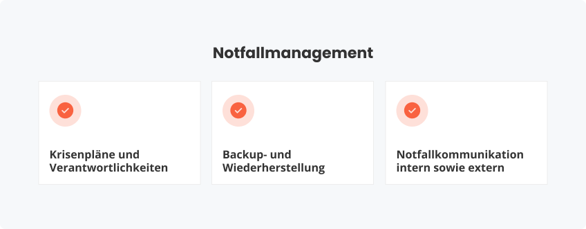 Notfallmanagement und Business Continuity