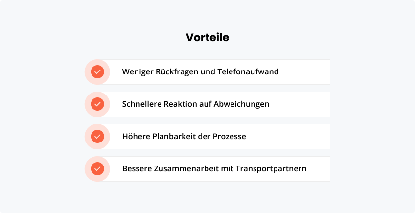 Vorteile für Logistikstandorte und Speditionen