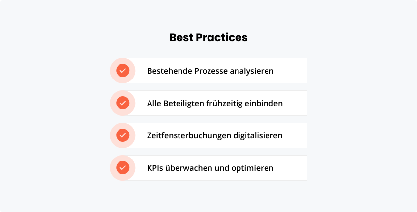 Best Practices für die Einführung eines digitalen Rampenmanagements
