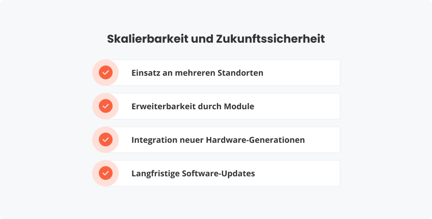 Skalierbarkeit und Zukunftssicherheit