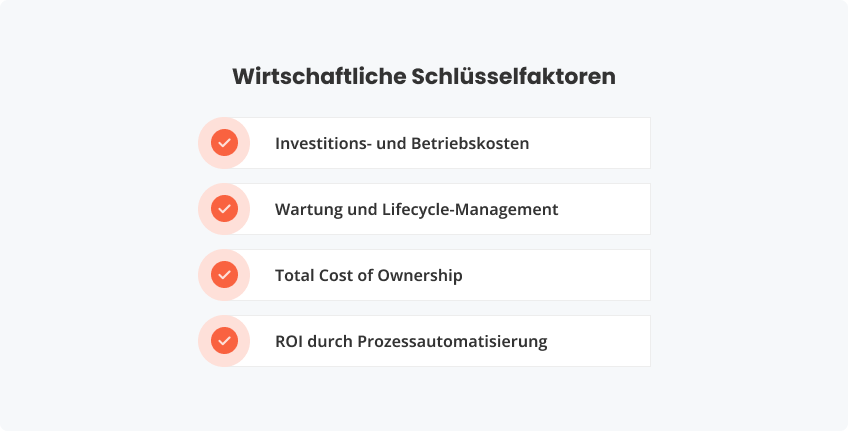 Wirtschaftliche Schlüsselfaktoren