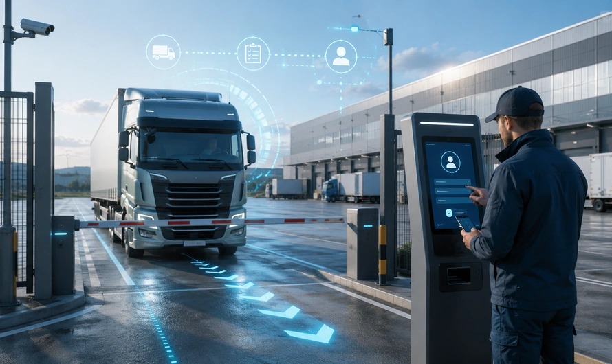 LKW-Leitsystem und digitaler Fahrer-Check-in: Wie Werksverkehr steuerbar wird