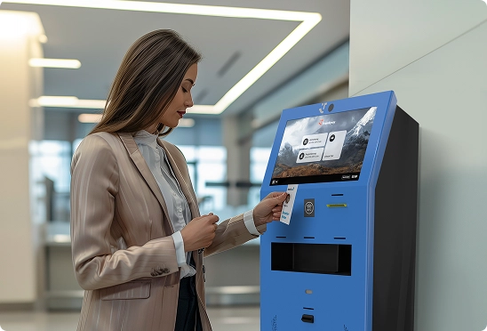 Der perfekte Ausweisdrucker für Ihren Kiosk. Für Ihre Besucher.