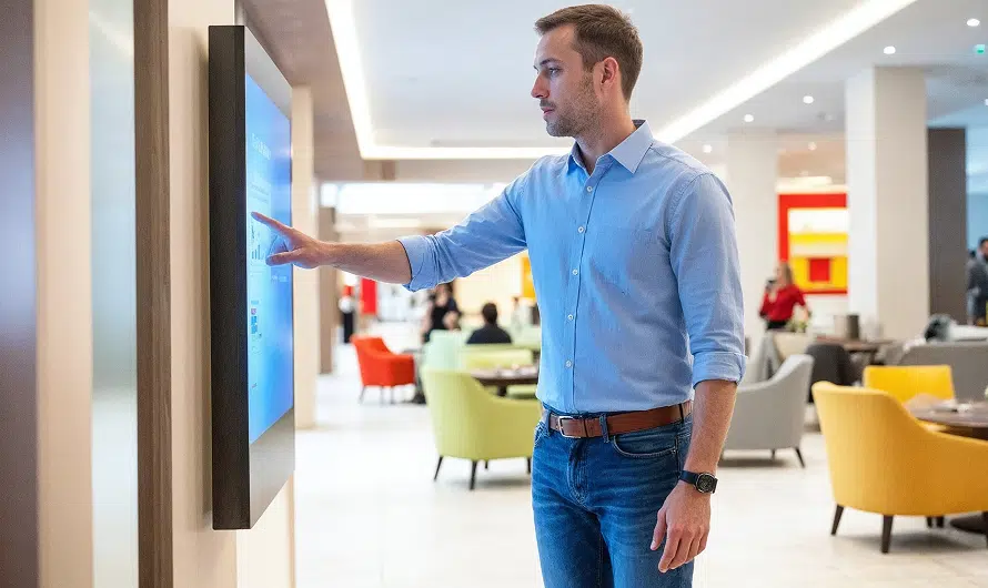 Digital Signage Touch- und Kiosk-Systeme – Worauf Unternehmen 2026 achten sollten