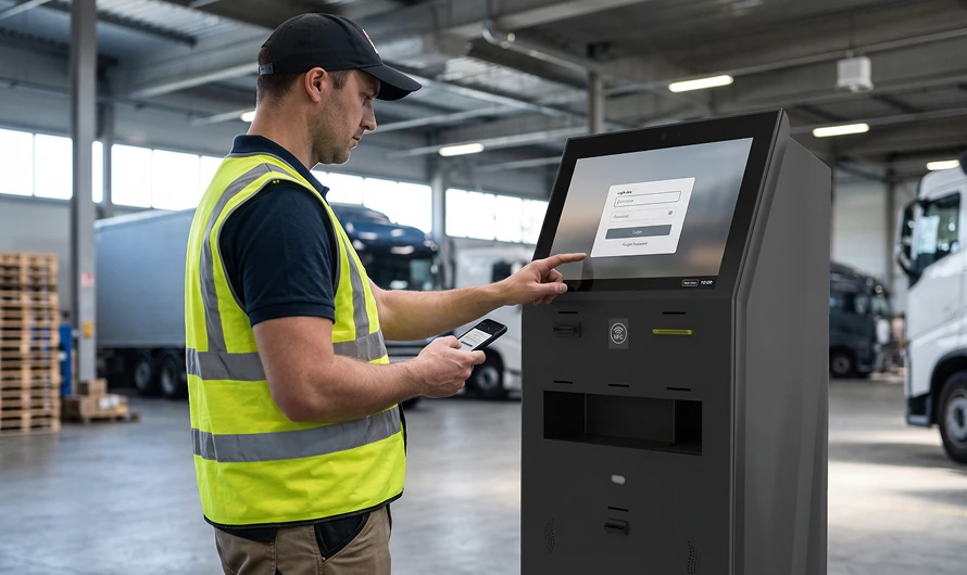 Fahrer-Self-Service-Terminals für Lkw-Fahrer