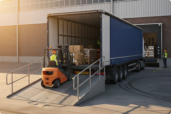 Präzises Verladezeitmanagement, minimale Wartezeiten